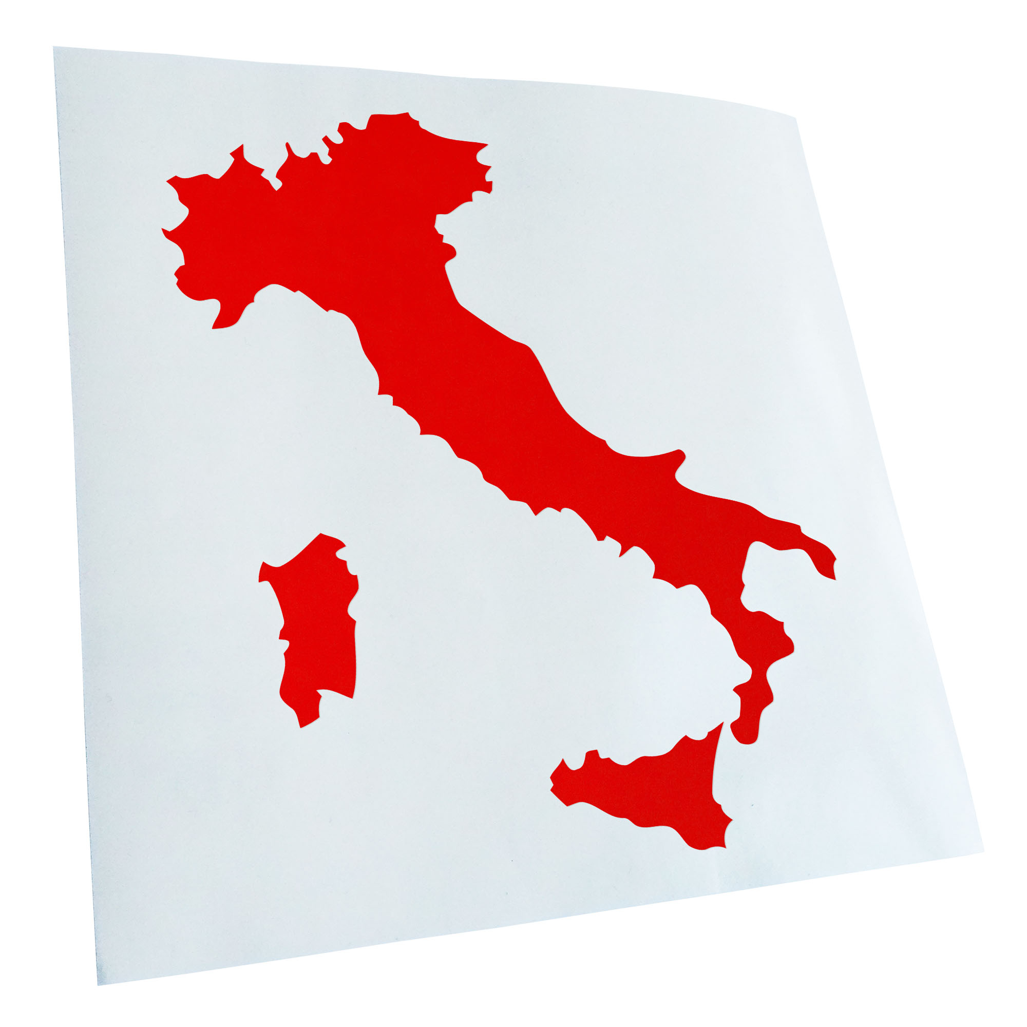Italien Umriss Kontur Aufkleber Sticker 25 Farben Neon Matt